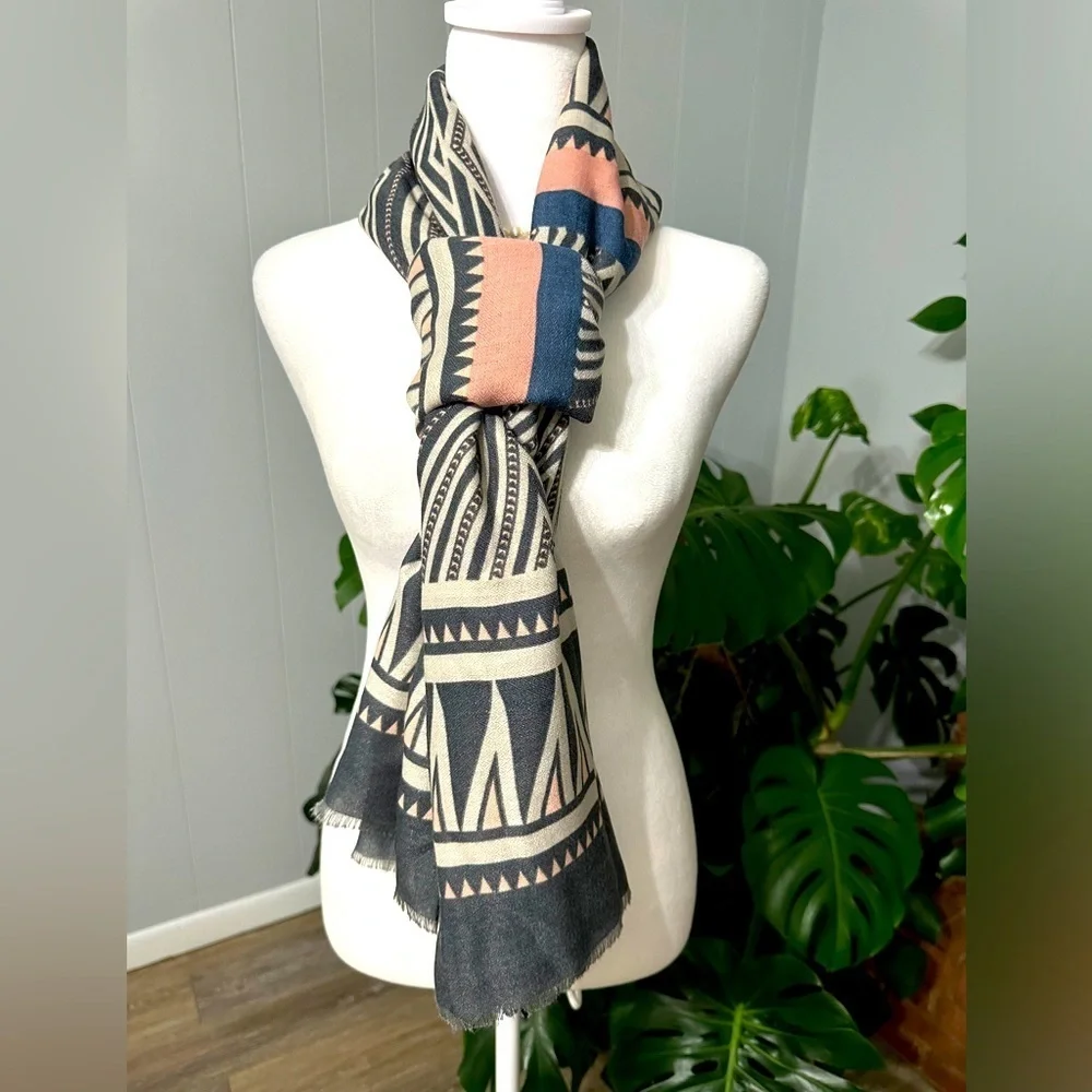 🛍️80% Viscose 20% Cotton large Scarf 68 X 37